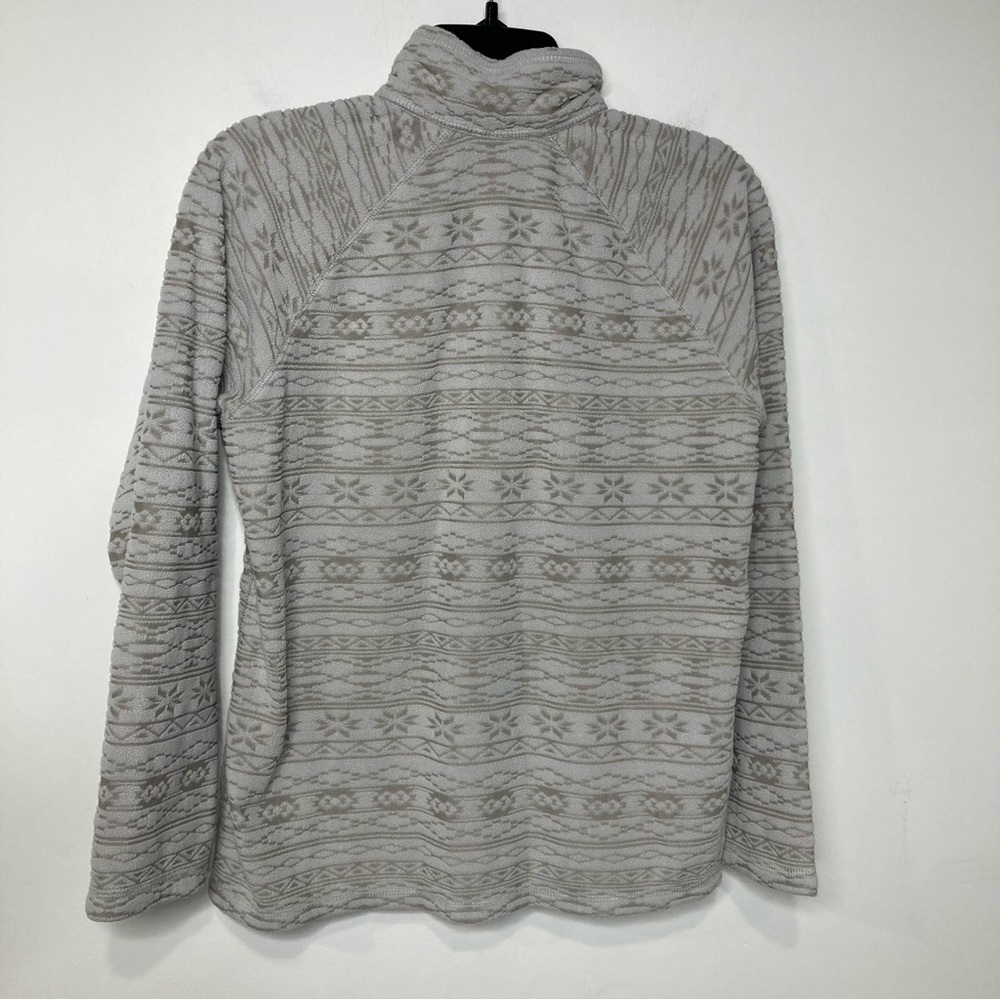 Eddie Bauer fair isle fleece pullover‎ size medium - Picture 8 of 8